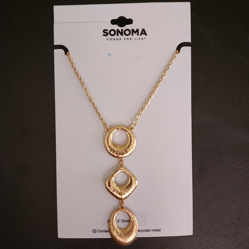 Sonoma Gold Style Pendant Necklace